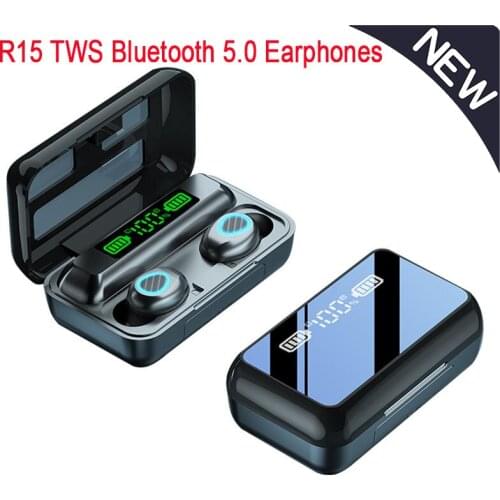 TWS Bluetooth-compatible 5.0 Earphones with Charging Box Wireless Headphone Stereo Sports Waterproof Earbuds Headsets With Mic