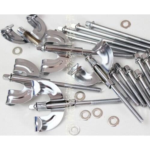 5PCS Universal Single-head Drums Iron Lug Snare Ear Stud Iron Universal Instrument Accessories Necessary To Make Electric Drum