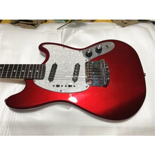 High quality customized version of 6-string electric guitar metal red can be customized free shipping