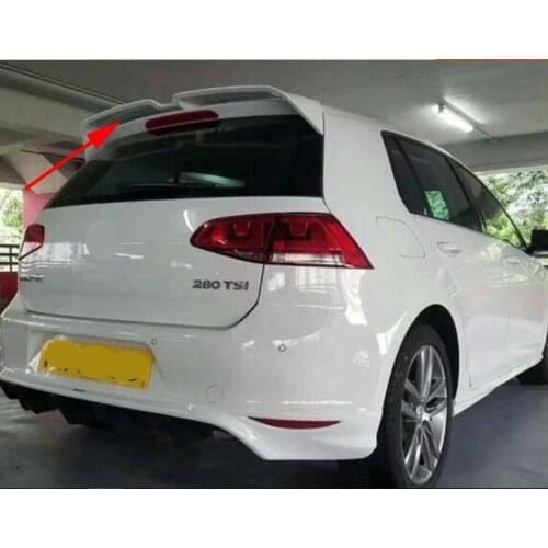 Rear Unpainted Wing Spoiler For 2014-2017 VW GOLF 7 VII 7 MK7 Volkswagen Model Factory Lip Style