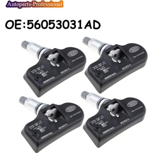 4 pcs/lot Car accessories For Chrysler Dodge TPMS Tire Pressure Monitoring Sensor 433MHZ 56053031AD TPMS Sensor