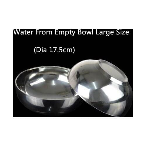 Water From Above Bowls (Dia 17.5*H7.4cm) Jumbo Size - Magic Trick,Fun,Mentalism,Stage,Classic Magic,Illusions,Party Trick,Toys