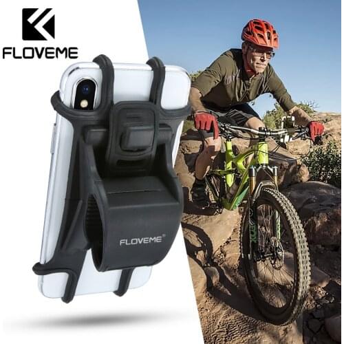 FLOVEME Bicycle Phone Holder Motorcycle Bike Phone Holder Handlebar Cell Phone Stand Mount Bracket For iPhone X Xiaomi Universal