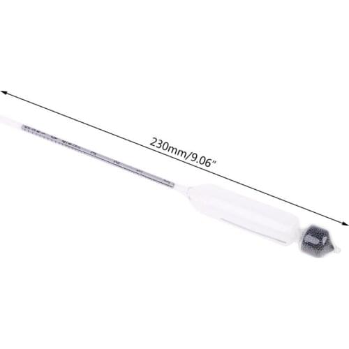 Dropship 5 Pcs Hydrometer Tester Vintage Tools Alcoholmeter Alcohol Meter Wine Concentration Meter 0-50 hydrometer alcohol Tools