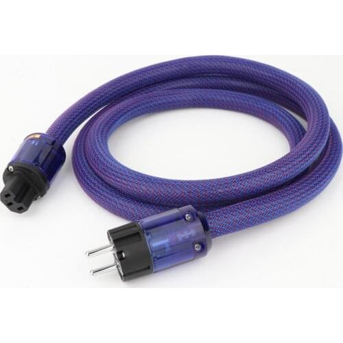 HI-End 6N Copper Audio Grade USA/Schuko Power Cable With P037 /P037E EU Power Plug Cable HIFI