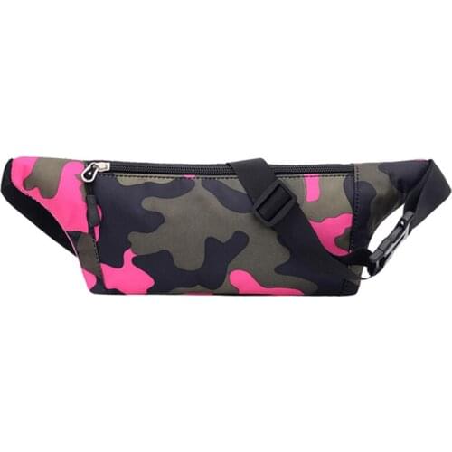 New Camouflage Dark Grain Bum Bag Canvas Unisex Fanny Pack Waist Hip Belt Bag Purse Pouch Pocket Travel Running Sport Bag