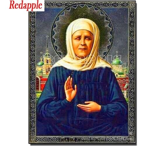 Saint Matrona the Blind of Moscow Diy iamond Painting 5d diamond Embroidery Mosaic Religion Icon Full Square/Round Handmade arts