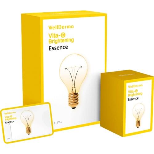 Korean cosmetics WellDermavita-c Brightening Essence brightening skin facial moisturizing essence 2ml*30 pcs KR(Origin)