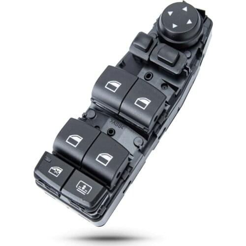 LHD For BMW F01 F02 F06 F07 F10 F11 F18 F25 X3 5 6 7 Series Car Window Lifter Master Switch Control Button Auto Accessories