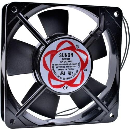 Brand new original DP201T 2122HBL 12cm 12025 AC220V 240V Double ball bearing cabinet metal high temperature cooling fan