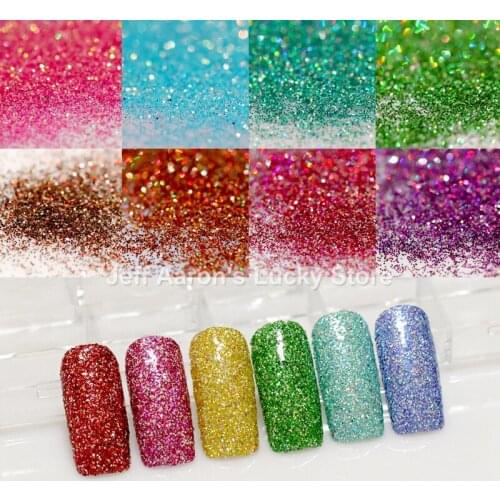 New Arrival acrylic nail glitter powder for nail art tips decoration fake nails accessoires tool 13 colors to choose from