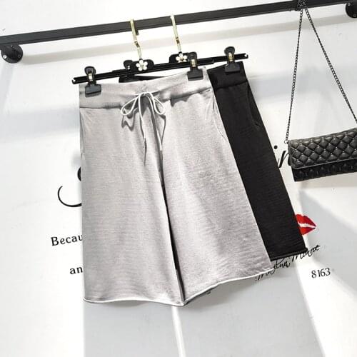 Solid Color Black Elastic Fashion Zevity Basic High Waist Summer WomenS Casual Cycling Clothing Sports Fitness Shorts 2021