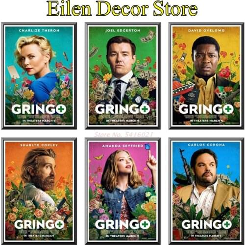 Gringo Movie Poster Posters & Prints Art Prints Vintage Style PosterClassic Film Decal Wall Picture For House Decor 42X30cm