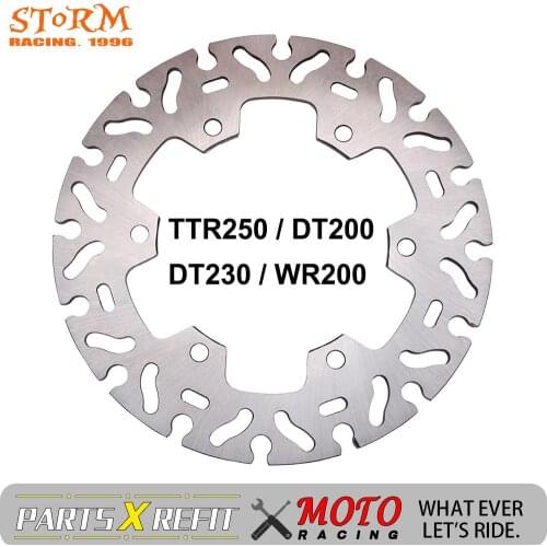 Motorcycle Outer 220mm Inside 115mm Rear Brake Disc Rotor For Yamaha TTR250 DT200 DT230 WR200 TTR 250 DT 200 230 WR 200