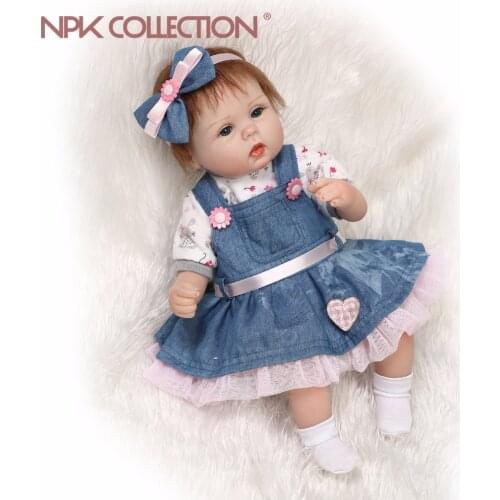 Handmade surprice bebe Silicone reborn baby adorable Lifelike toddler doll Bonecas girl kid menina de silicone doll for kids