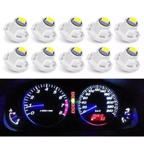 10pcsT3 T4.2 T4.7 Led Bulb Super Bright 3030 Chips Car Board Instrument Panel Lamp Auto Dashboard Warming Instrument Lamp