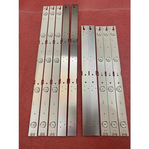 10pcs LED Backlight bar For Samsung GRUNDIG 43VLE6629BR 43VLE6524BL 43VLE5537 43VLE6629 43VLE6524 43GFB6627 2015ARC430_3228