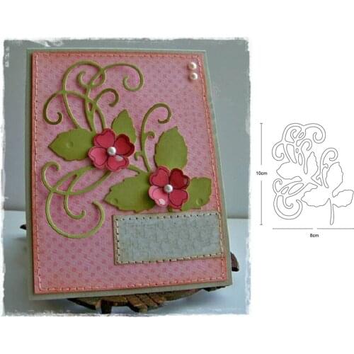 Vine Leaf Metal Cutting Die Mold Stencil for DIY Embossing Paper Photo Album Cards Making Scrapbooking Dies Cut Mould