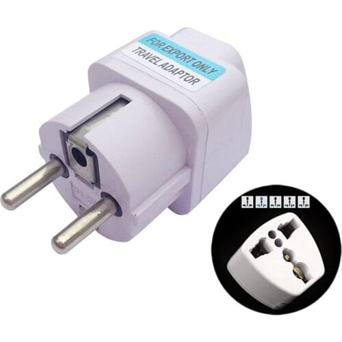 Universal EU Plug Adapter 250V 10A AU UK US To EU Euro AC Travel Adapter Electrical Plug Converter Power Socket