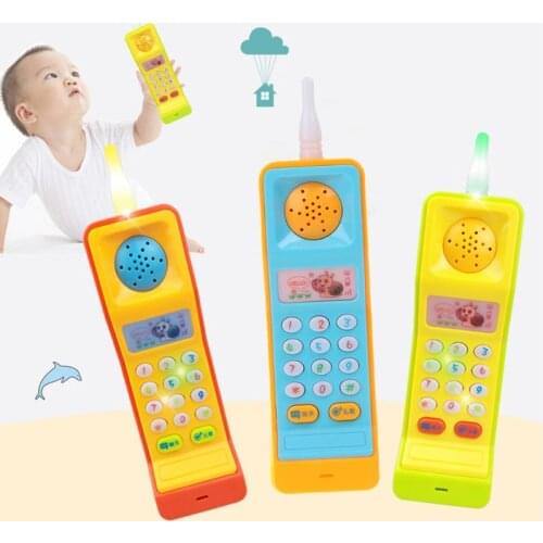 1PC Kids Baby Lovely Cartoon Buttons Handphone Music Songs Sound Toys Educational Intelligence Developmental Toy