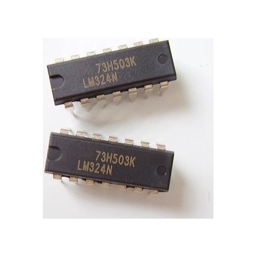 10PCS/LOT LM324N DIP-14 four operational amplifier