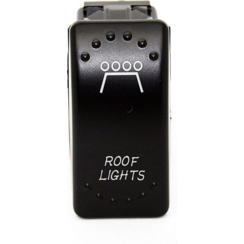 12-24V Car ROOF LIGHTS 12V 20A Toggle Rocker Switch Blue LED Light 5Pin ON OFF