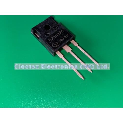 4pcs/lot SKW25N120 TO247 K25N120 SKW 25N120 IGBT 1200V 46A 313W TO247-3 SKW25N120FKSA1 SKW25 N120