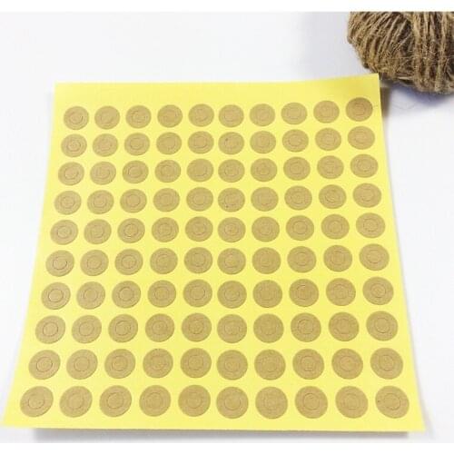 5000 Pcs/lot NEW Vintage Kraft Ring Label Stickers For Gift Tag/Ring-Sticker For Handmade Products/DIY Multifunctional/Retail