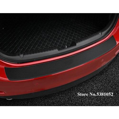 Car Rearguards Rear Bumper Trunk Trim For Mazda 3 Axela 2021 2020 2019 Bumper Pedal Exterior Interior Sticker