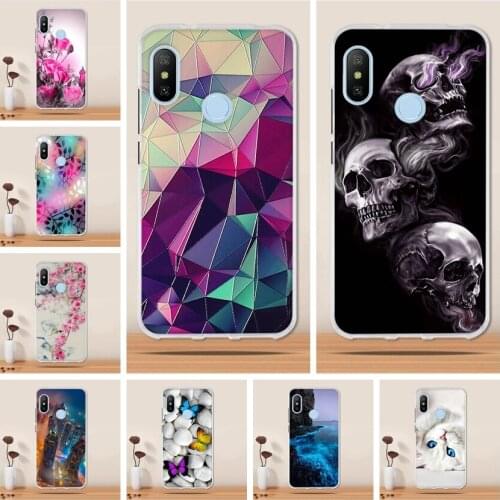 For Xiaomi Mi A2 Lite Case Silicone 3D Soft TPU Cover For Xiaomi Mi A2 Lite Case Coque For Xiaomi Mi A2 Lite Redmi 6 Pro Cases