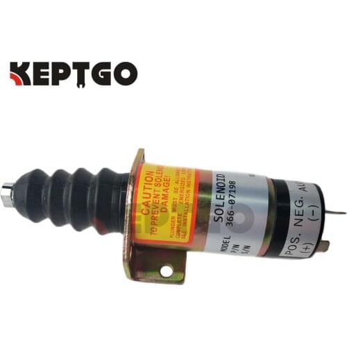 24V Fuel Stop Solenoid 366-07198 1502-24 SA-3405-24 For Lister Petter Diesel Engine