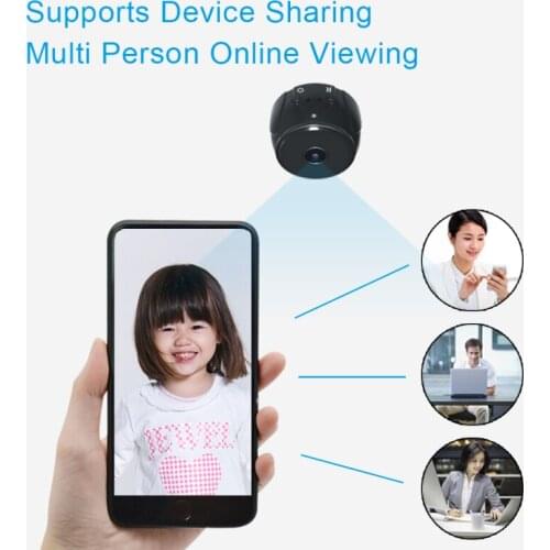 IP WiFi Mini Camera Wireless Security Remote Control Monitoring Surveillance Cameras with Wifi Video Recorder Detection 1080p A9
