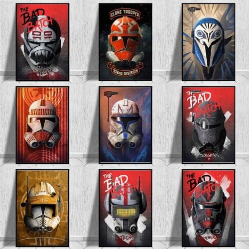 Disney Classic Movies Star Wars Canvas Painting Popular Character Posters and Prints Wall Art Picture for Living Room Decoration