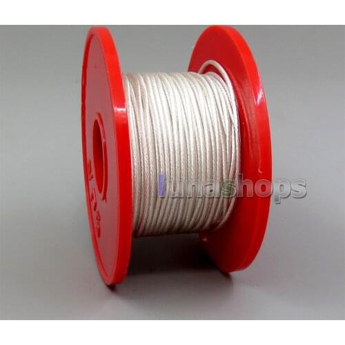 LN006010 1m Hi-Res 119*0.05mm Bulk Extremely Soft 70% 7N OCC + 20% Pure Silver Earphone DIY Custom Cable(Not Telf)