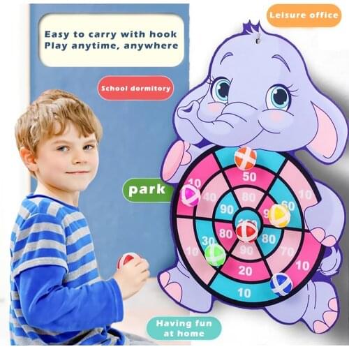 Target Sticky Ball Dartboard Creative Throw Party outdoor Sports indoor Cloth toys Educational Board games for kids Basketball
