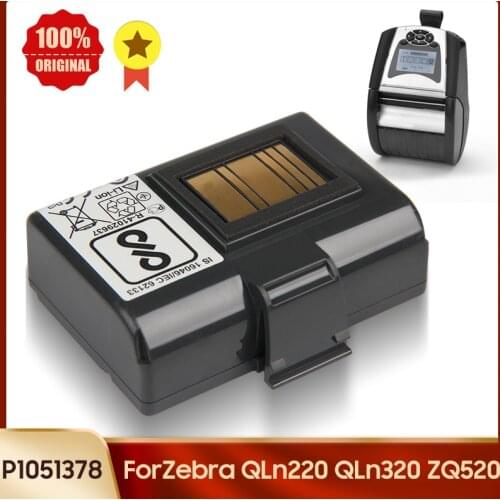 Original Replacement Battery P1051378 For Zebra QLn220 QLn320 QLn220HC ZQ520 2450mAh 8.4V