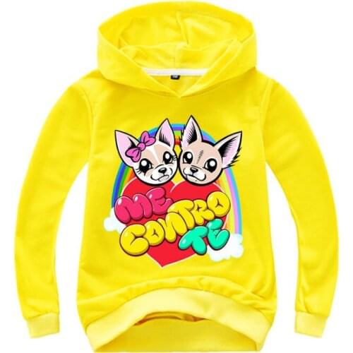 2-16Y Dropshipping Me Contro Te Hoodies Kids Hooded Pullover Sweatshirt Boys Hip Hop Clothes Toddler Girls Coats Jumpers