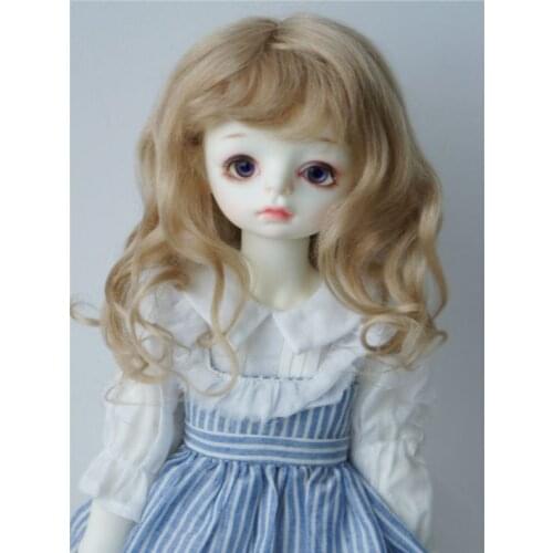 D2031L 1/3 23-25CM mohair BJD doll wigs 9-10 inch Long European princess curly doll wigs