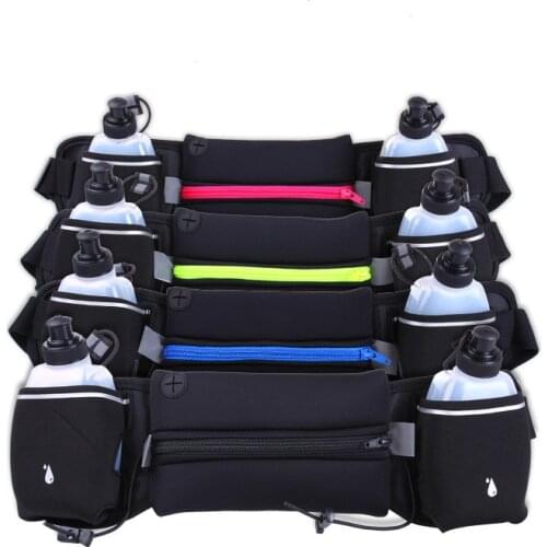 Running Waist Bags Outdoor For Man&Women Jogging Waist Pack Hydration Belt Bag Water Bottle Fitness Gym Lightweight Sport Wallet