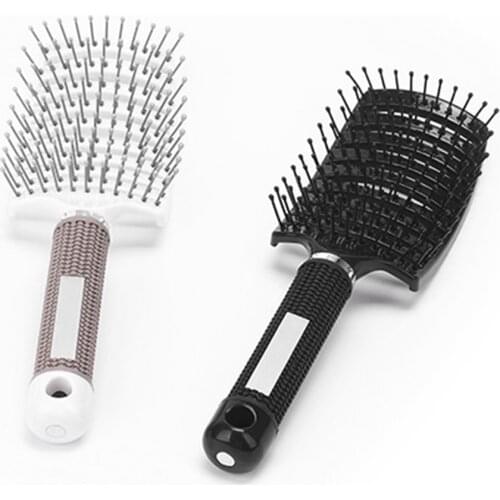 Oil Head Rib Comb Hairdressing Hair Brush Big Curved Comb Fluffy Massage Styling Pro Salon Hair Care Styling Tool