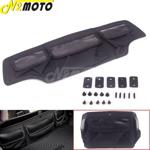 Motorcycle Trunk Organizer Storage Bag Rear Seat Luggage Case Bags Pocket For Honda Goldwing GL1800 Tour DCT Airbag 2018-2020