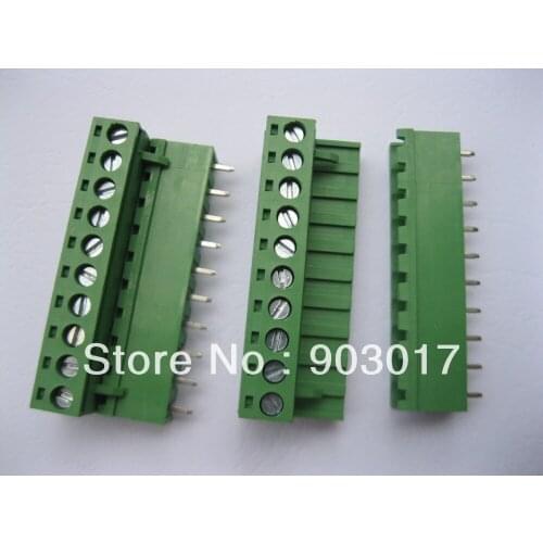 Type Green 10way/pin 5.08mm Screw Terminal Block Connector 20 Pcs Per Lot HOT Sale