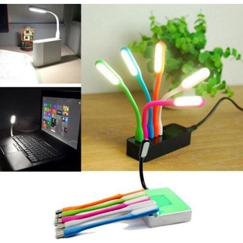 1PC Mini LED USB read Light Computer Lamp Flexible Ultra Bright for Notebook PC Power Bank Partner Computer Tablet Laptop C1