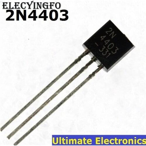 100pcs 2N4403 TO-92 PNP General Purpose Transistor