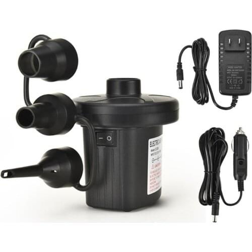 12V DC Air Pump for Electric Intex Inflatable Air Mattress Bed Boat Couch Pool Small Household Air Pump