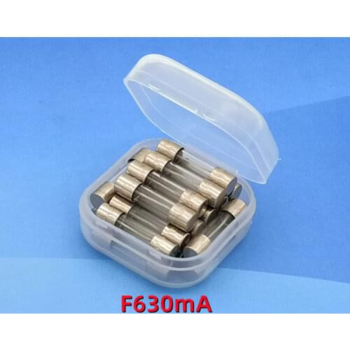 20 pcs/lot) F630mA 250V 5 x 20mm Quick Blow Glass Tube Fuse, UL VDE RoHS Approved,0.63A, 0.63Amp