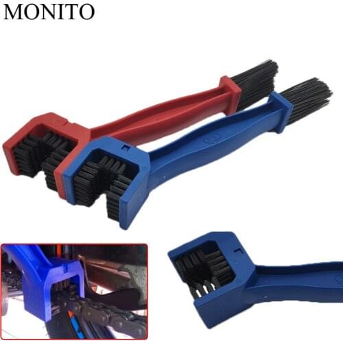 2019 Universal Motorcycle/Bicycle Chain Maintenance Tool Cycling Cleaning Brush For KAWASAKI NINJA 300 650R ER6F ER6N W800 Z750