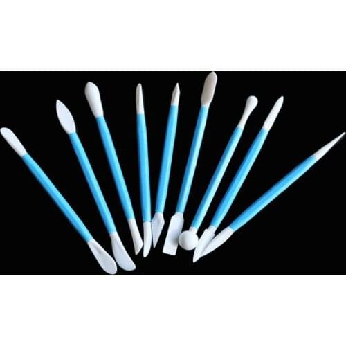 9Pcs/Set Fondant Cake Decorating Flower Sugarcraft Modelling Tools Clay Tip Tool Set