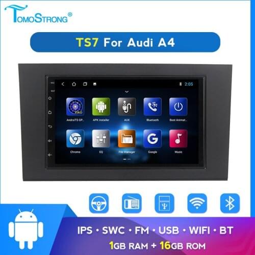 7 inch Car radio dvd player For Audi A4 B6 B7 S4 B7 B6 RS4 B7 SEAT Exeo 2002-2008 autoradio cassette recorder wifi swc 2 din