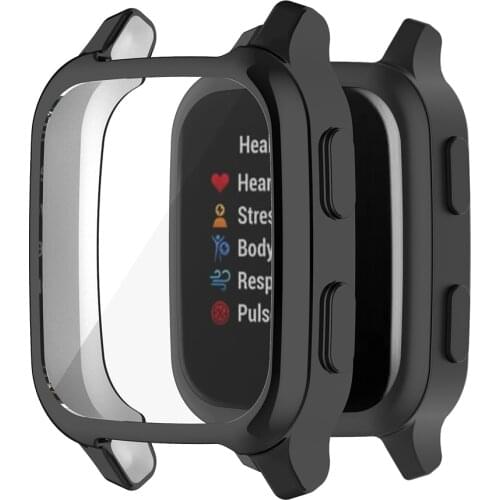Smart Watch Bracelets TPU Full Cover Screen Protective Frame Elegant Watch Comfortable Element for Garmin Venu Sq